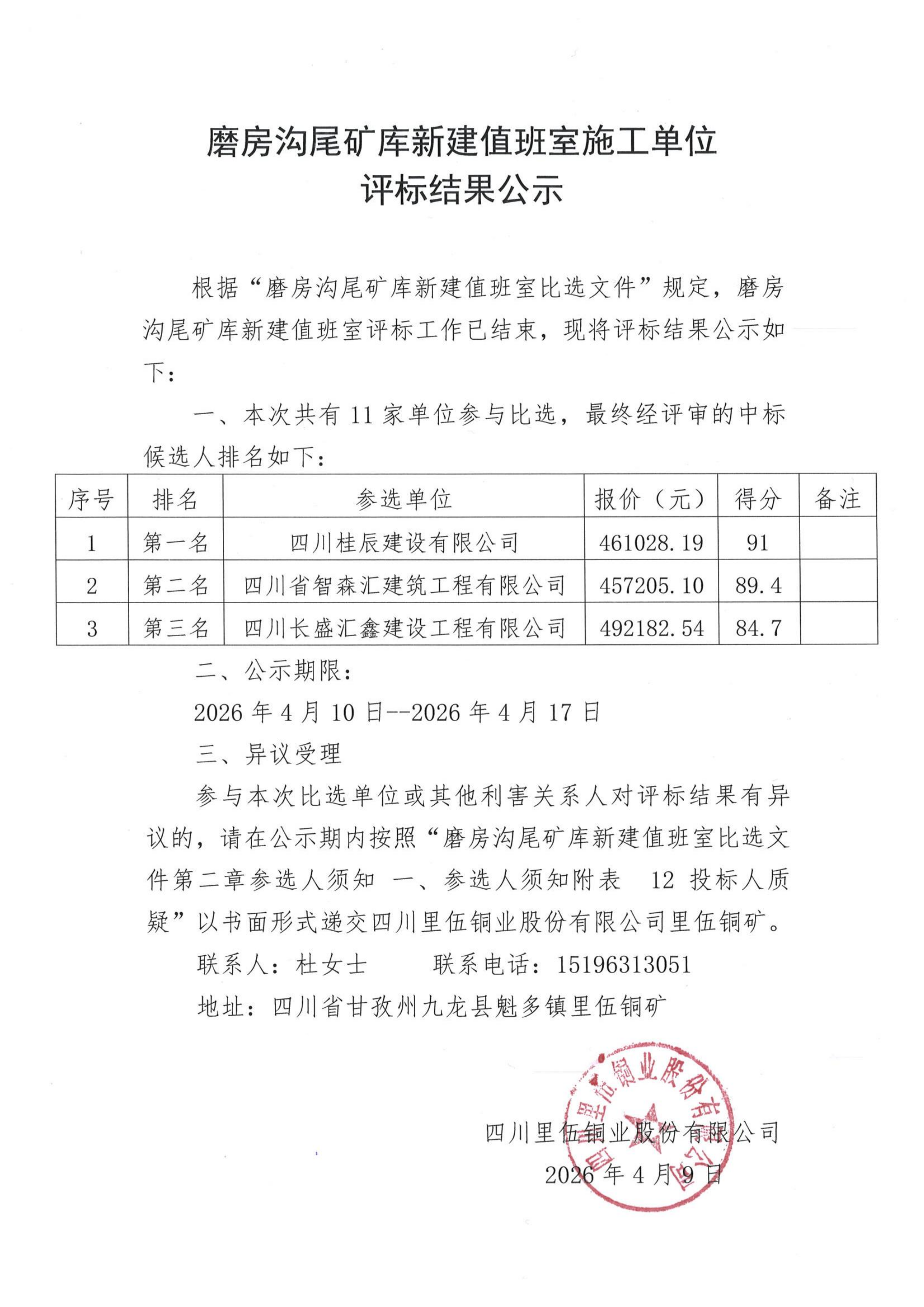 磨房沟尾矿库新建值班室施工单位评标结果公示  扫描件 盖章版_01.png